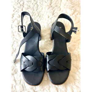 Frye & Co black Webster heeled sandals Women Size 9.5M